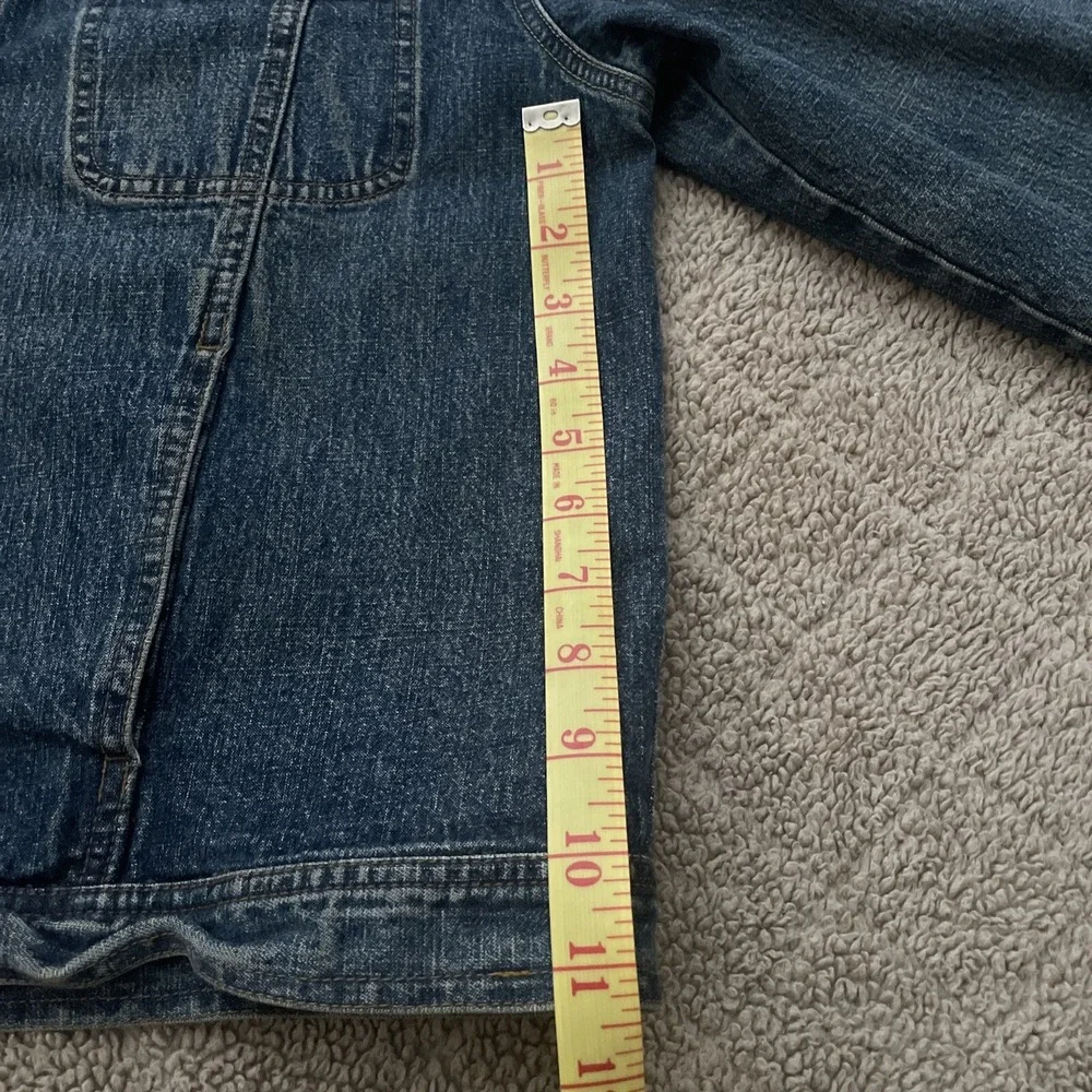 Willi Smith Wear Women's SZ Medium Demin Jacket Stretch Vintage 80's 90's‎ - Picture 10 of 11